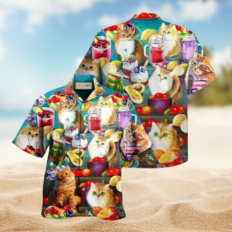Cat Fresh Your Day With Smoothies Edition – Hawaiian Shirt
