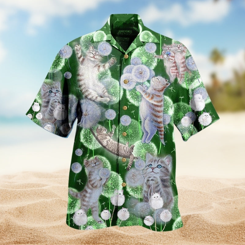 Cat Happiness Love Dream Limited Edition – Hawaiian Shirt