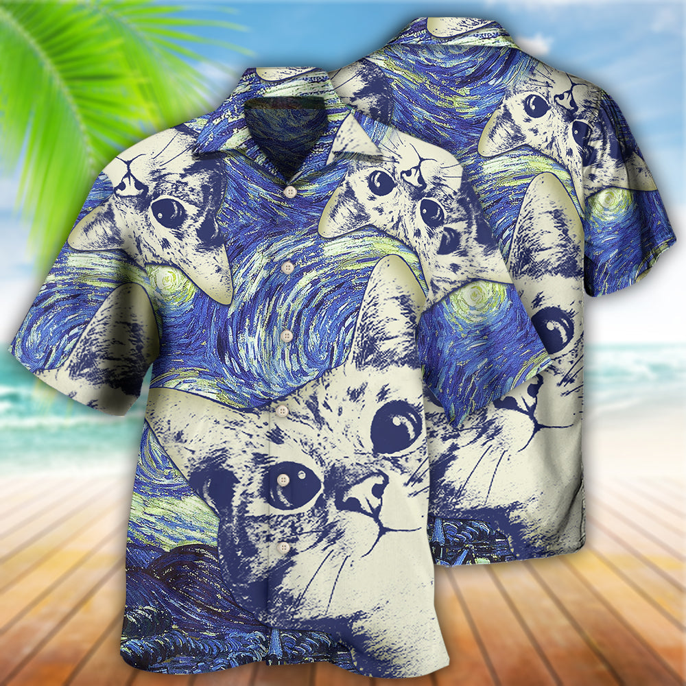 Cat Love Life Cute Style – Hawaiian Shirt