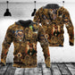 Cat Loves Machine Art – 3D Hoodie