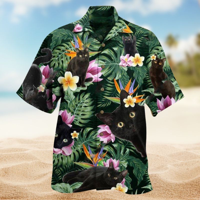 Cat Powered Hawaii Edition – Hawaiian Shirt