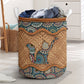 Cat Rattan Mandala Style - Laundry Basket - Owls Matrix LTD
