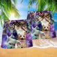 Cat Battle Flying Cat Rebellion - Beach Short