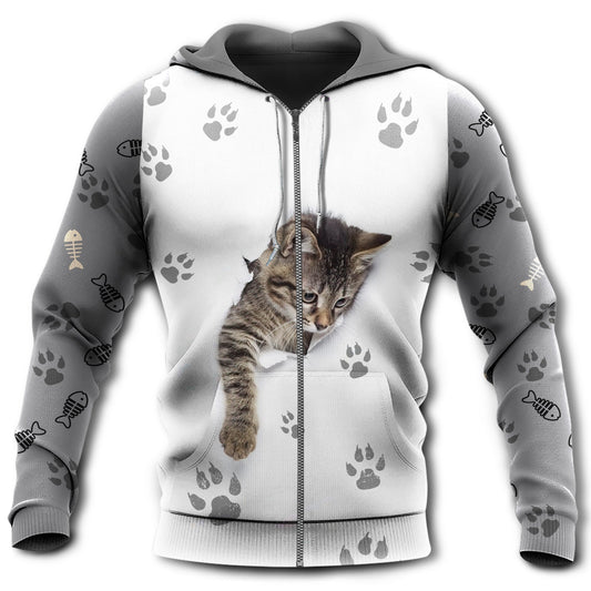 Cat Baby In My Soul Cute Style - 3D Hoodie