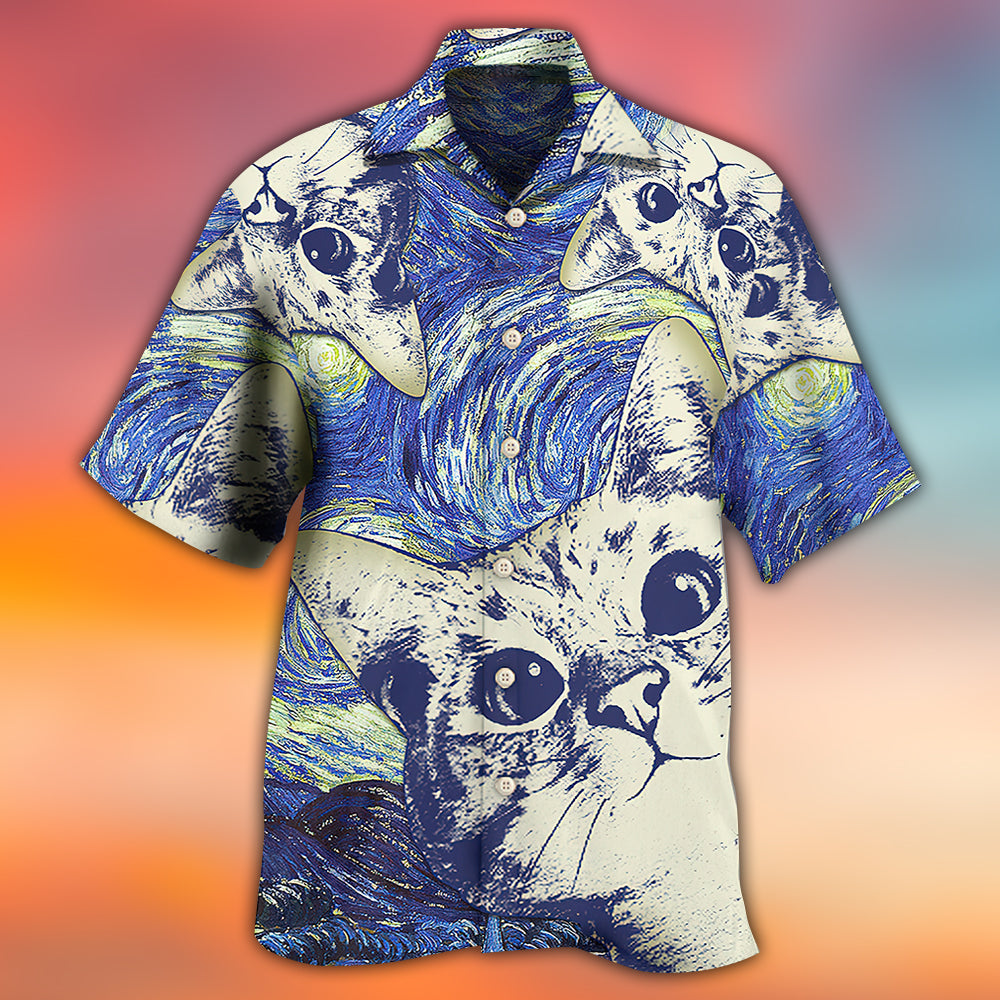 Cat Love Life Cute Style – Hawaiian Shirt