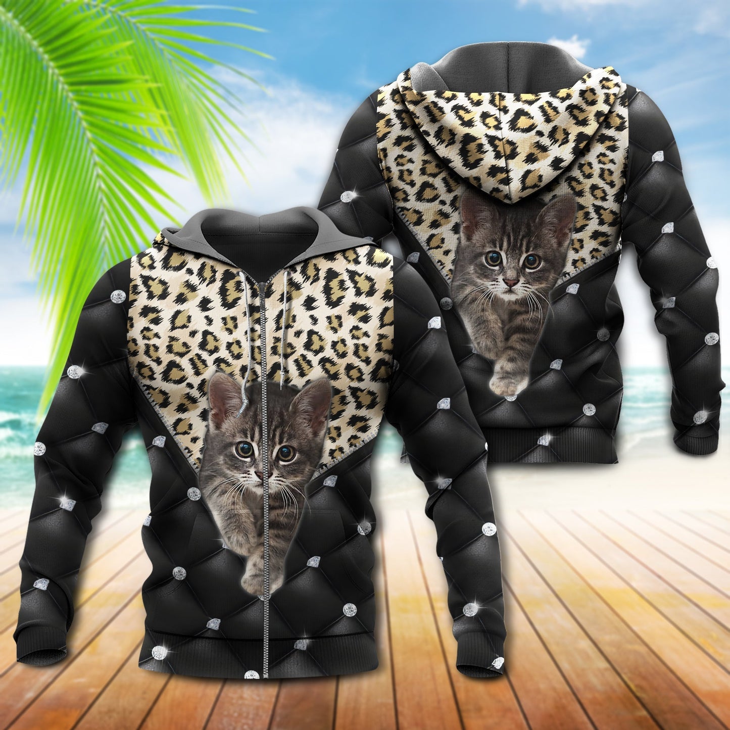 Cat Lover Black Style - 3D Hoodie3