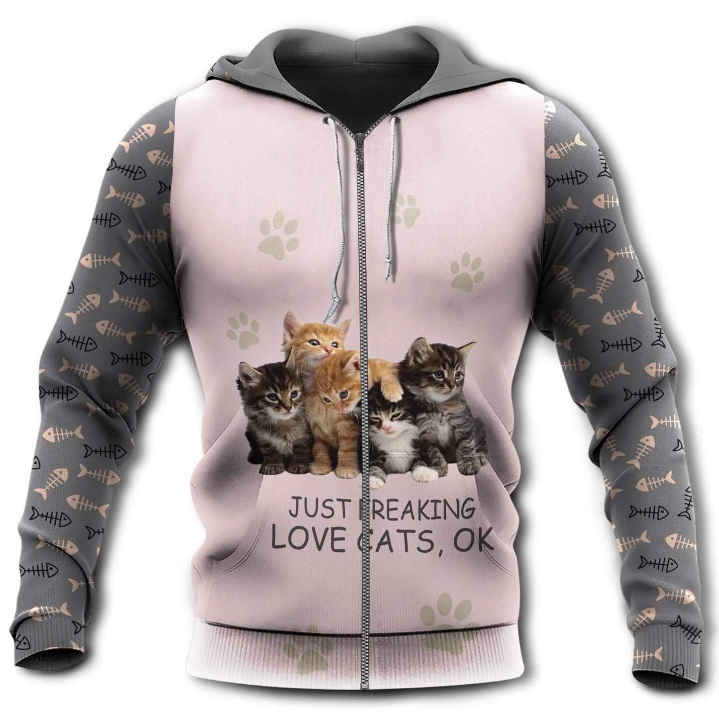 Cat Lover Funny Quote Style - 3D Hoodie