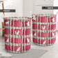 Cat Embroidery Rattan Basic Style - Laundry Basket - Owls Matrix LTD