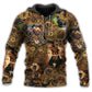 Cat Loves Machine Art – 3D Hoodie