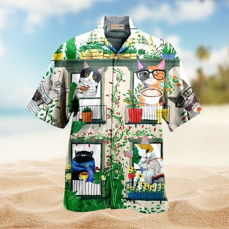 Cats Good Morning Limited Edition – Hawaiian Shirt