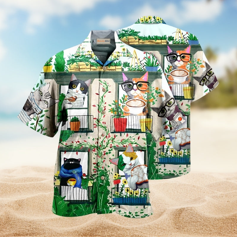Cats Good Morning Limited Edition – Hawaiian Shirt