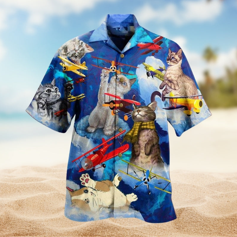 Cats Love Fly Limited Edition – Hawaiian Shirt