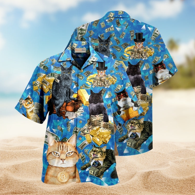 Cats Love Money Limited Edition – Hawaiian Shirt