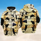 Cats Love Music Cute Art – 3D Hoodie
