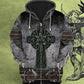 Celtic Cross Art – 3D Hoodie