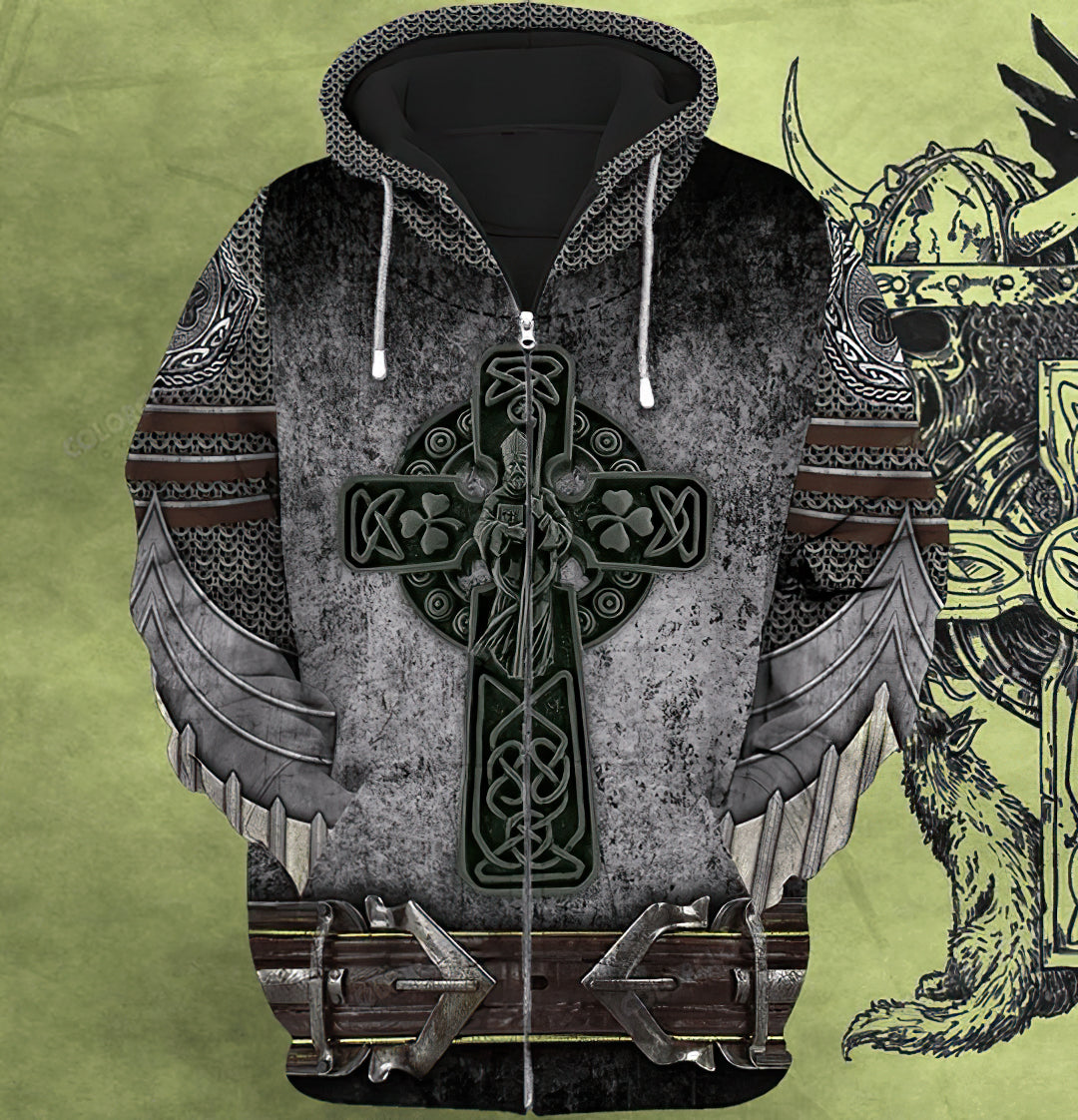 Celtic Cross Art – 3D Hoodie