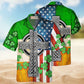 Celtic Cross Irish Saint Patrick Style – Hawaiian Shirt