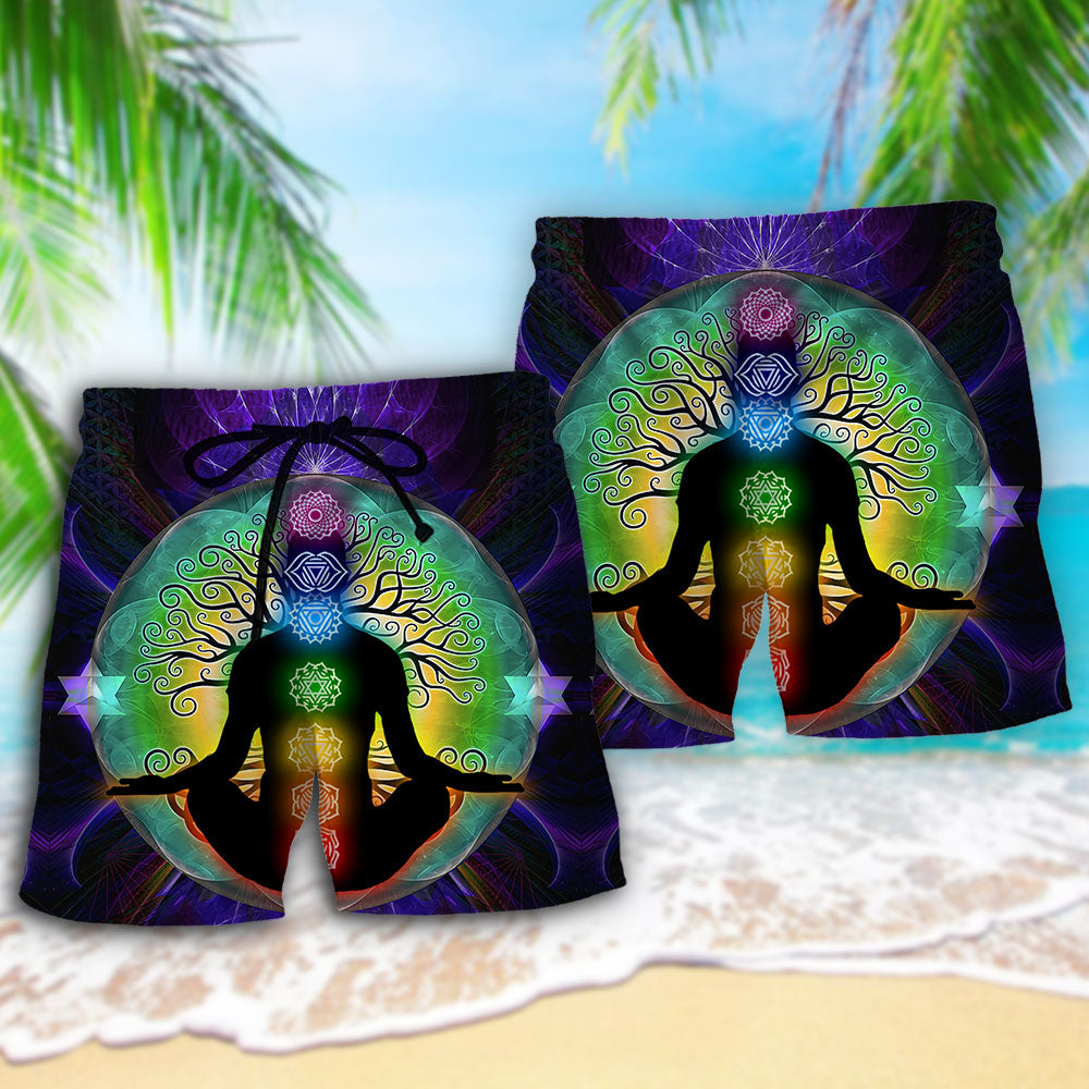 Yoga Chakra Healing Colors – Beach Short