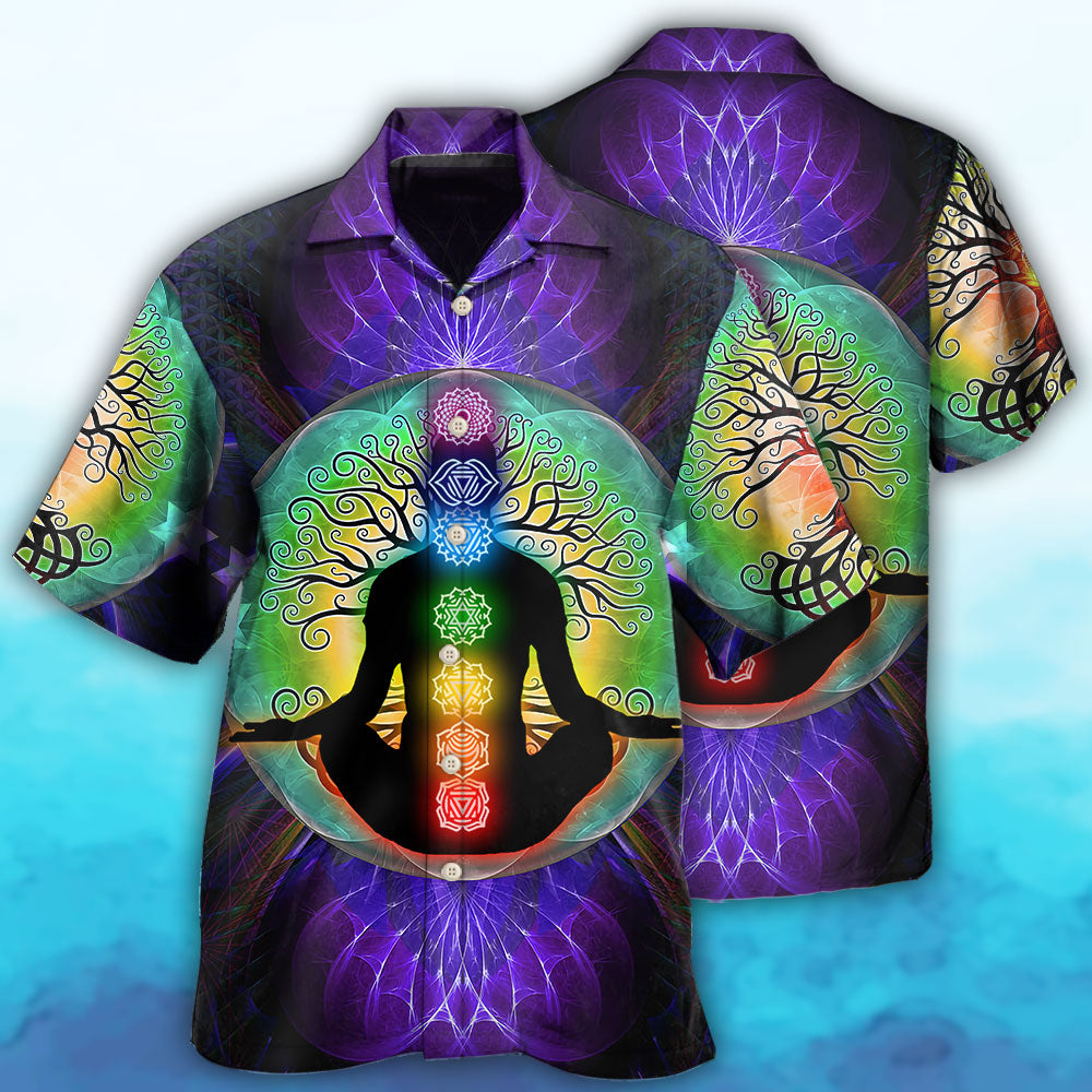 Yoga Chakra Healing Spiritual - Hawaiian Shirt