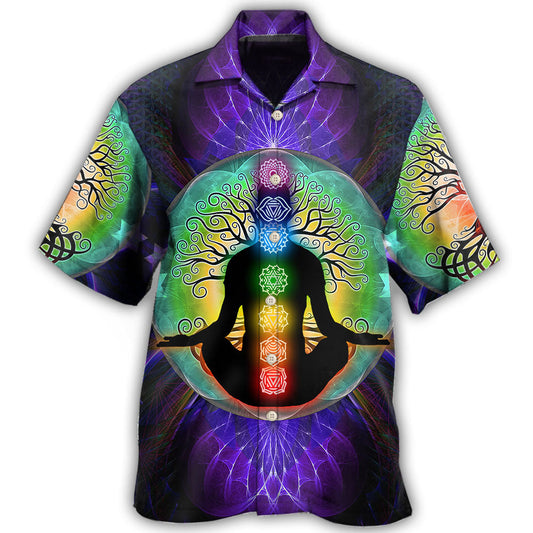 Yoga Chakra Healing Spiritual - Hawaiian Shirt