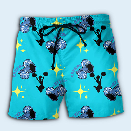 Cheerleading Blue Artistic Style – Beach Short