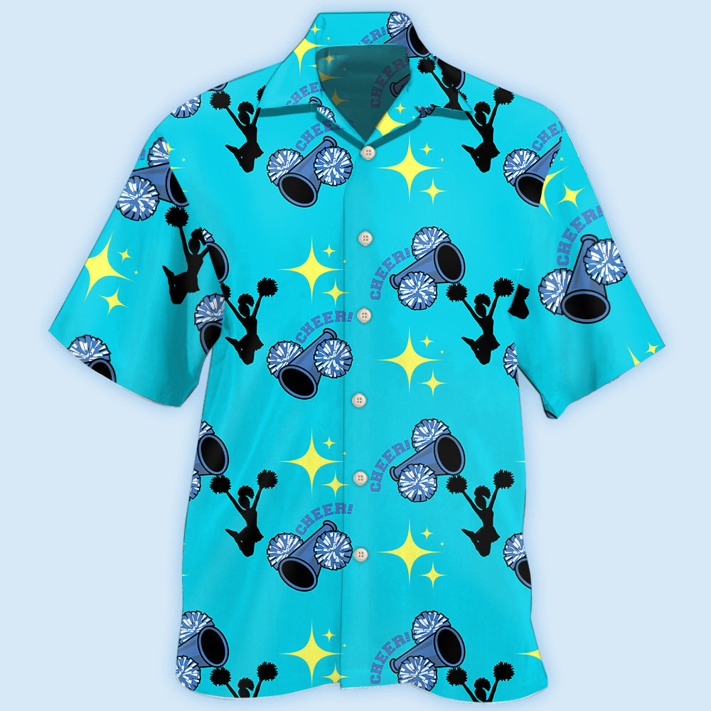 Cheerleading Blue Style – Hawaiian Shirt