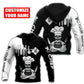 Chef Skull Custom Art – 3D Hoodie