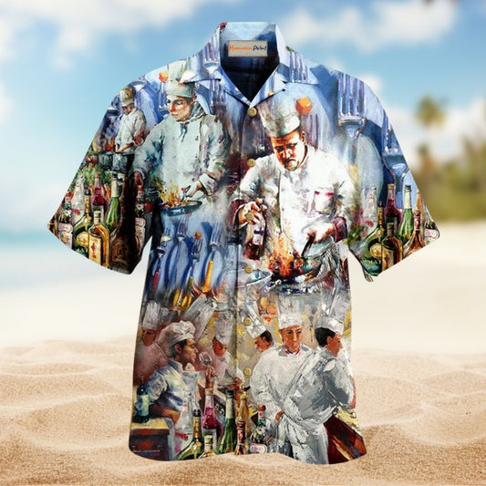 Chefs Are Made To Make Magic With Knives And Fire Limited Edition – Hawaiian Shirt
