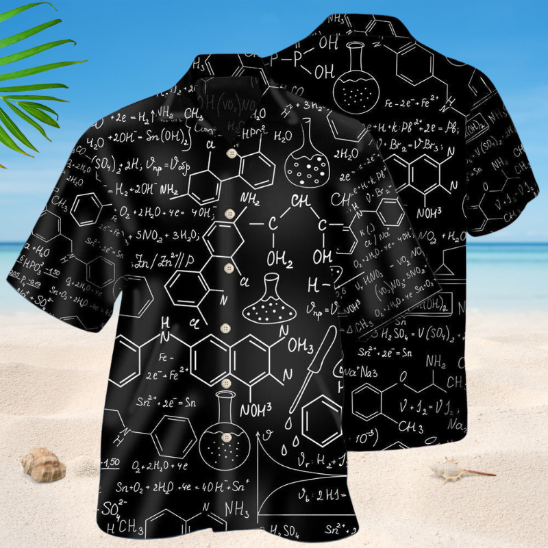 Chemistry Black Artistic Style – Hawaiian Shirt