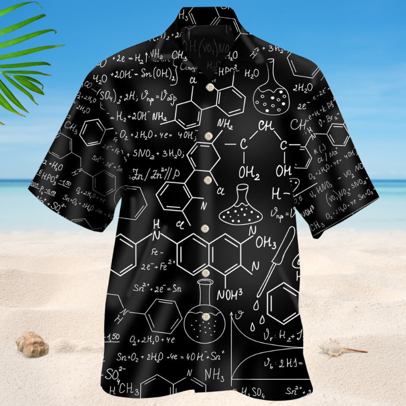 Chemistry Black Artistic Style – Hawaiian Shirt