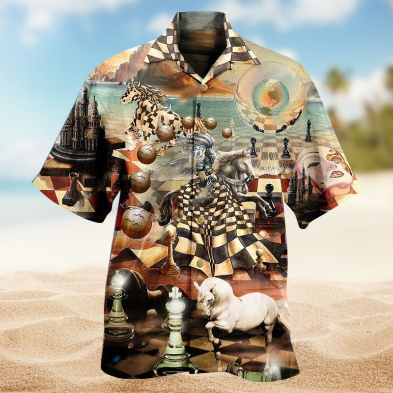 Chess Knight Power Edition – Hawaiian Shirt