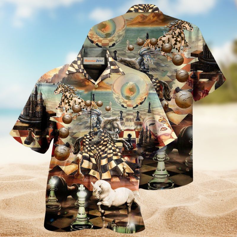 Chess Knight Power Edition – Hawaiian Shirt