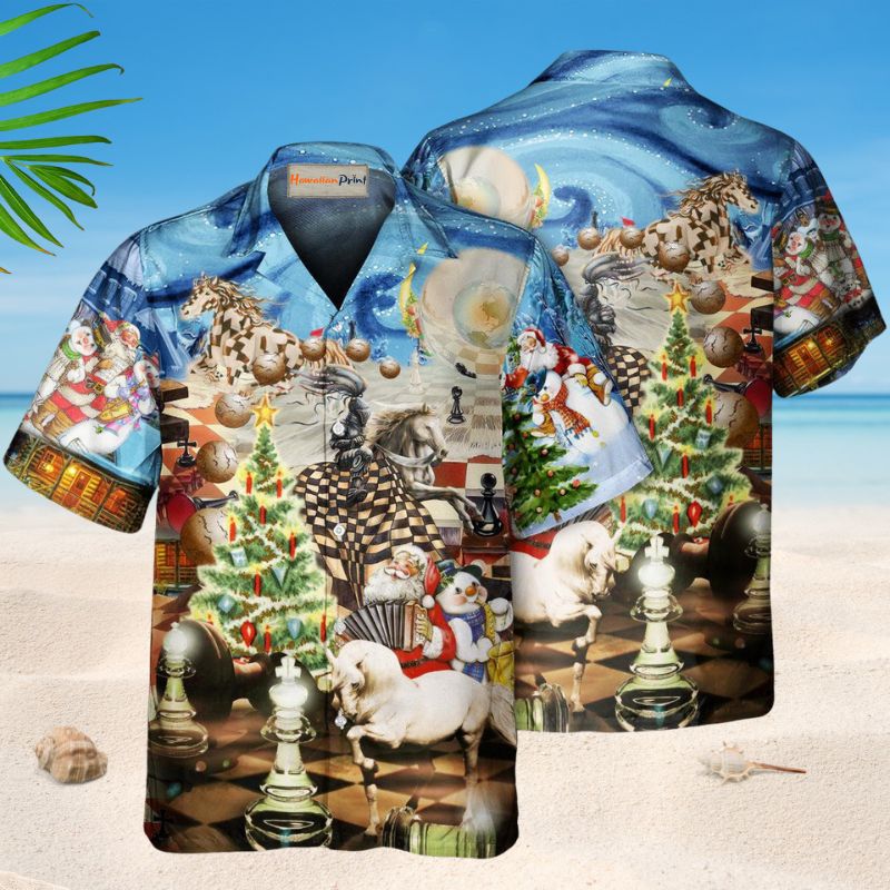Chess Knights Power Style – Hawaiian Shirt