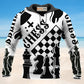 Chess Black And White Art – 3D Hoodie