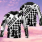 Chess Black And White Art – 3D Hoodie3
