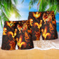 Fire Chicken Bold Cool Art – Beach Short