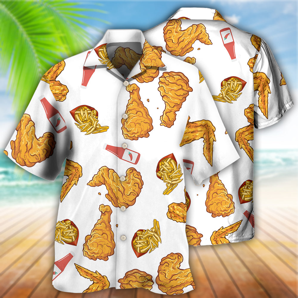 Chicken Food Lover Delicious Art – Hawaiian Shirt