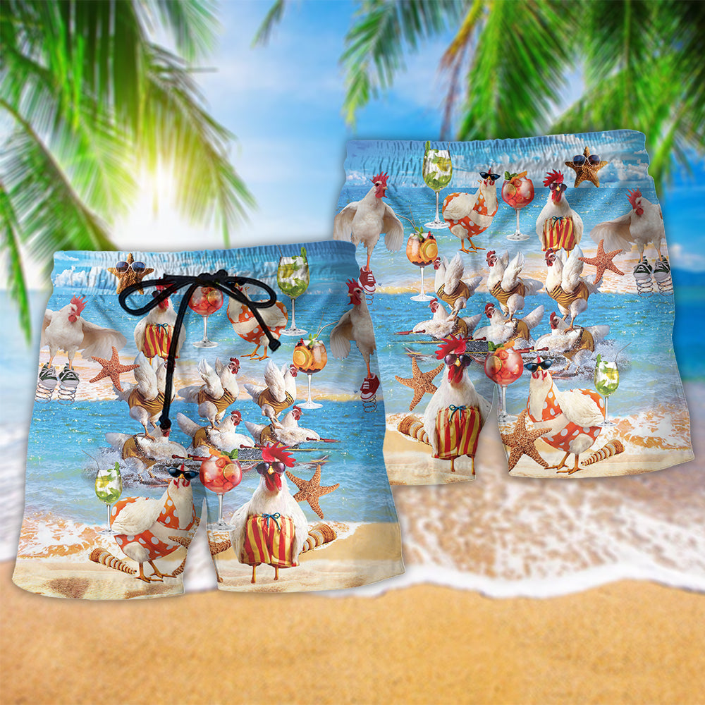 Chicken Beach Farm Vibes – Beach Short