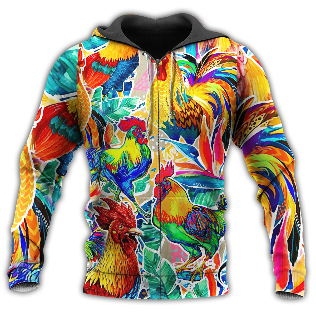 Chicken Strong Full Color Art – 3D Hoodie