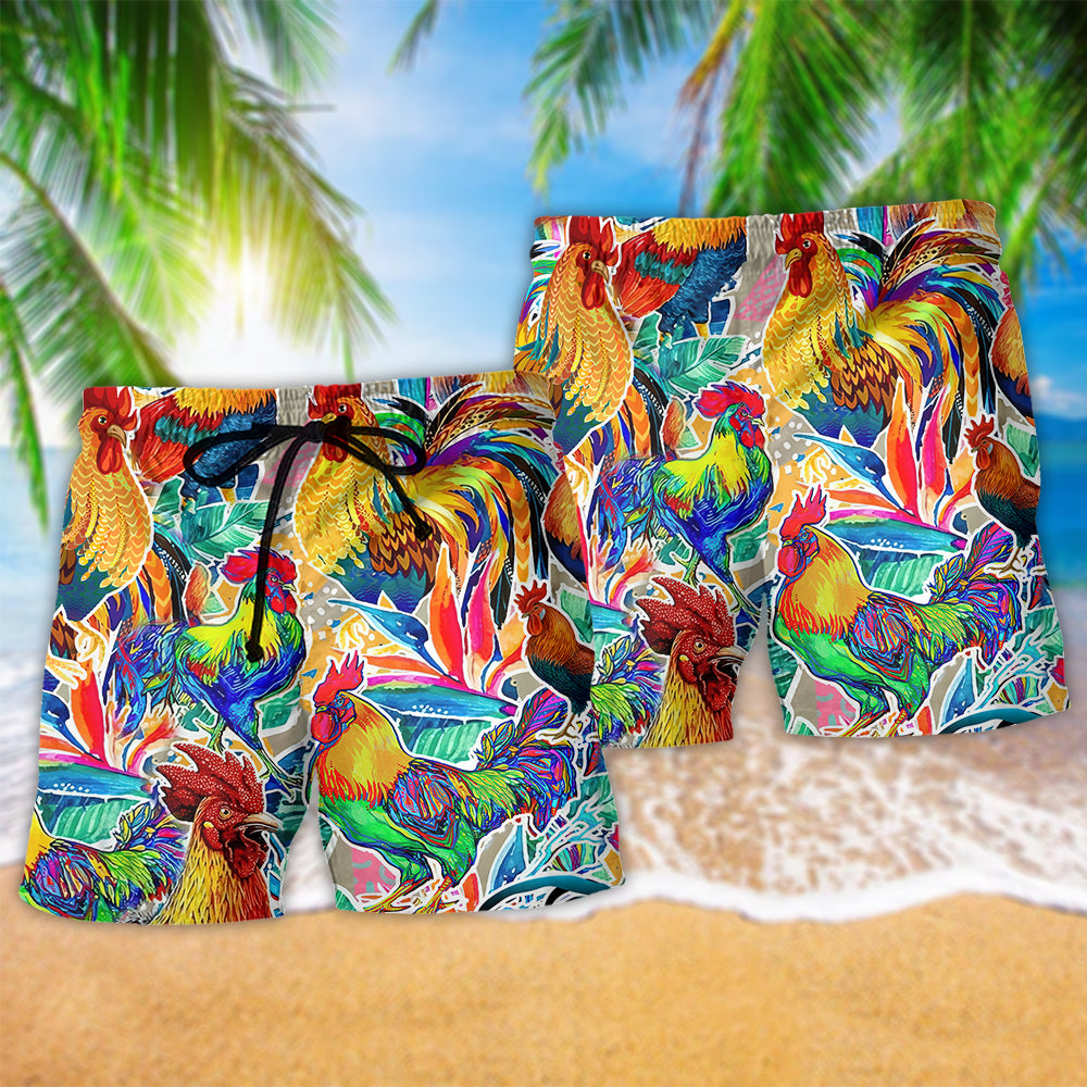 Chicken Farm Strong Love – Beach Short