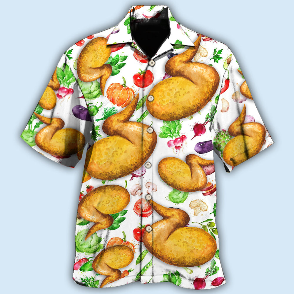 Chicken Wing Make Me Happy Style – Hawaiian Shirt