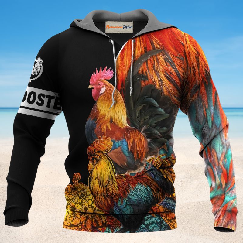 Chicken Rooster Farm Humor Quote - 3D Hoodie