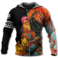 Chicken Rooster Farm Humor Quote - 3D Hoodie2