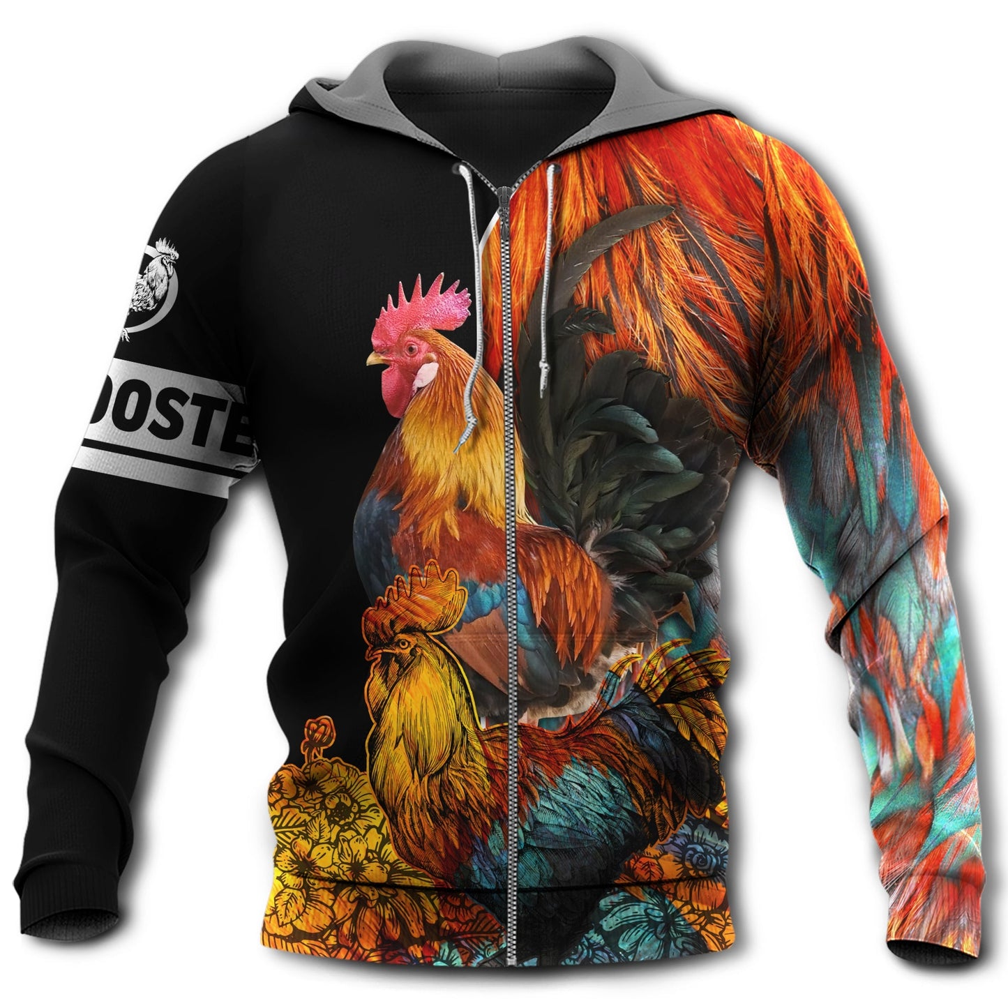 Chicken Rooster Farm Humor Quote - 3D Hoodie2