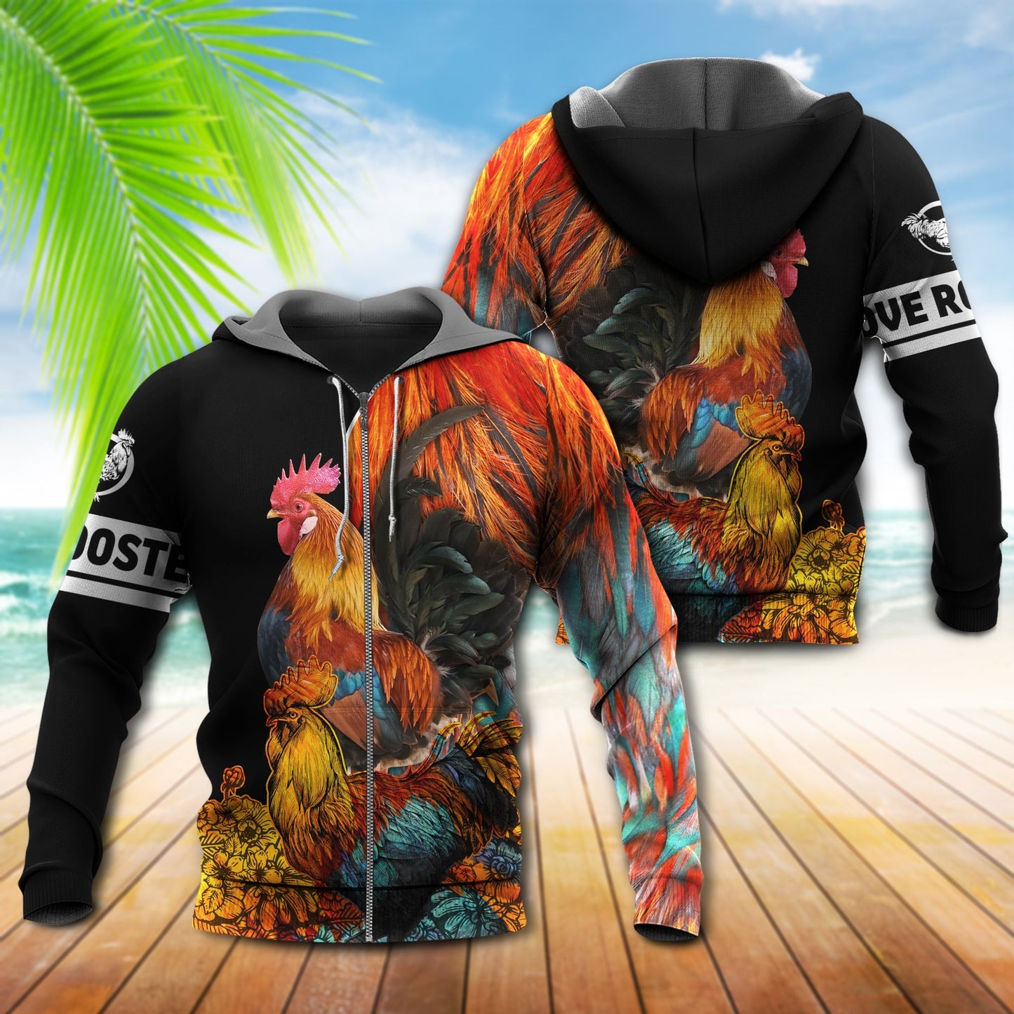 Chicken Rooster Farm Humor Quote - 3D Hoodie4
