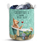 S: 17.72”x13.78” (45x35 cm) Chihuahua And Bath Soap - Laundry Basket - Owls Matrix LTD