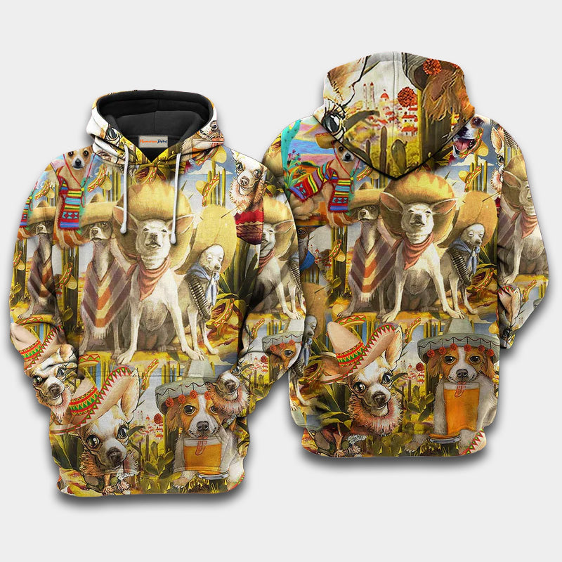Chihuahua Is My Best Friend Quote – 3D Hoodie