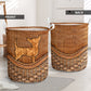Chihuahua Cute Dog V2 Rattan Teaxture - Laundry basket - Owls Matrix LTD
