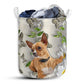 S: 17.72”x13.78” (45x35 cm) Chihuahua Cute Oil Painting - Laundry basket - Owls Matrix LTD