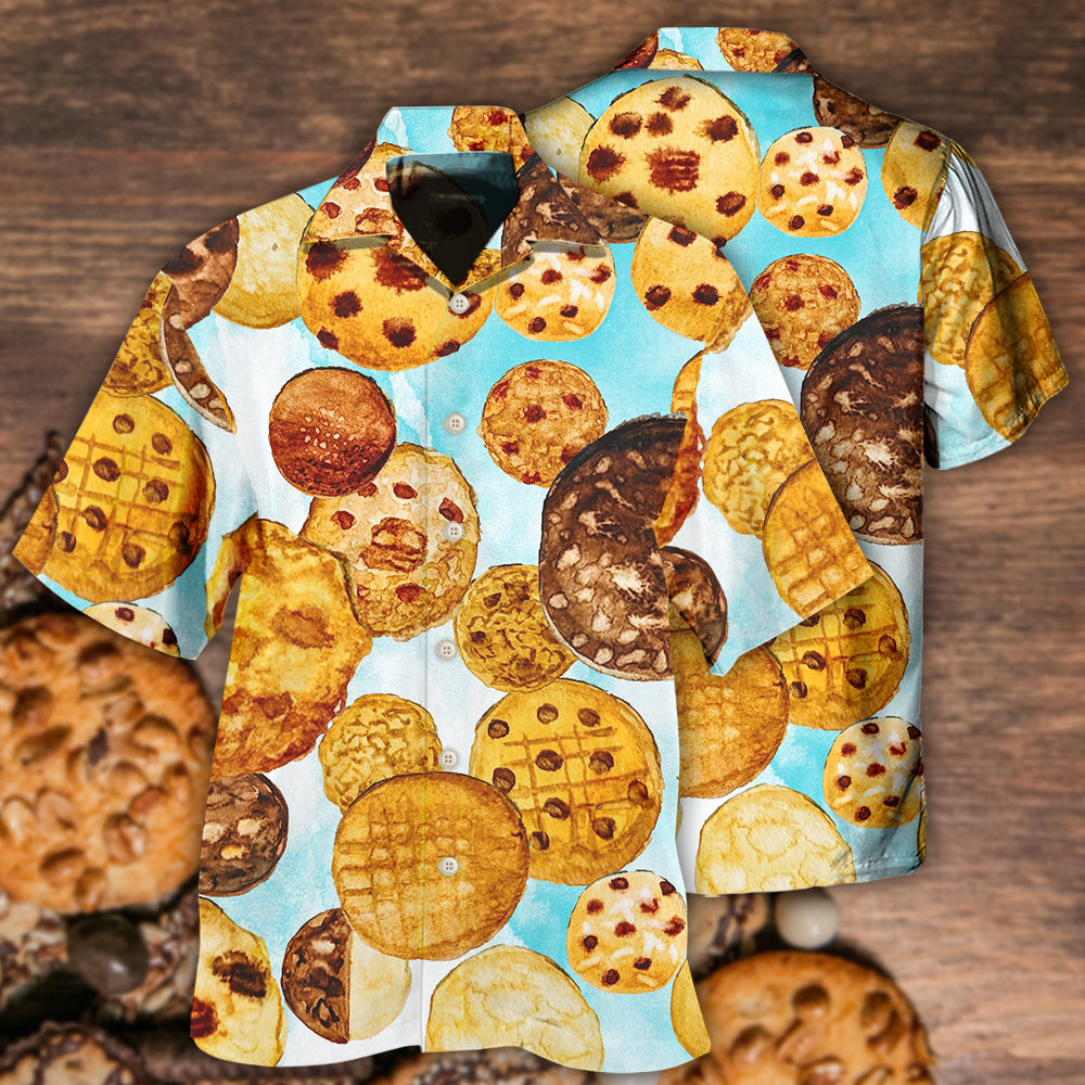 Chocolate Chip Cookie Pattern – Hawaiian Shirt